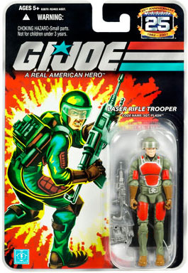GI Joe 3 3/4" Laser Rifle Trooper Flash Toy
