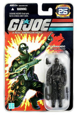 GI Joe 3 3/4" Commando Snake Eyes Toy